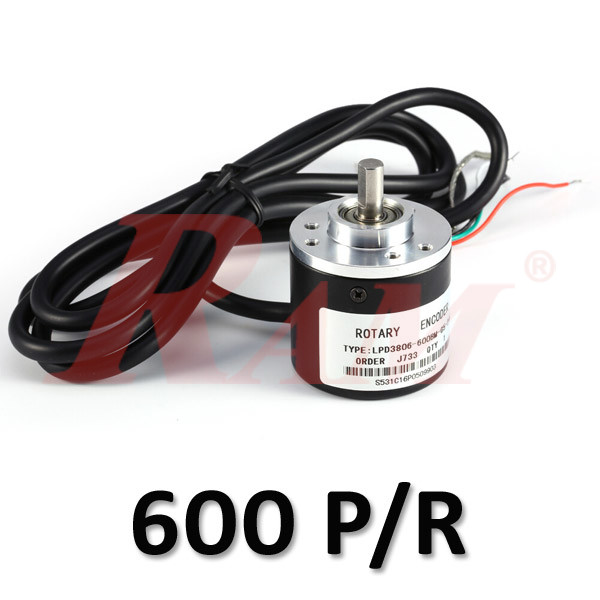 360/600P/R Photoelectric Incremental Rotary Encoder - 5V-24V, AB Two Phase, Shaft Type